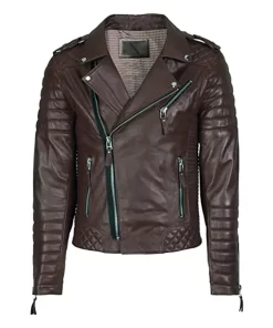 mens-brown-biker-faux-leather-jacket