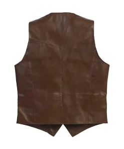 mens-button-front-coffee-brown-faux-leather-vest