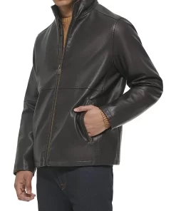 mens-cafe-racer-black-faux-leather-jacket