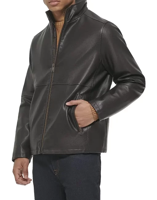 mens-cafe-racer-black-faux-leather-jacket