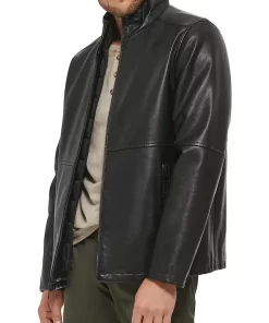 mens-cafe-racer-dark-brown-faux-leather-jacket