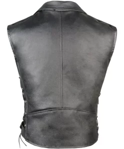 mens-classic-side-laces-black-faux-leather-vest