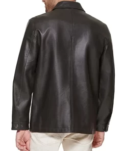 mens-dark-brown-faux-leather-oversized-shirt-jacket