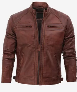 mens-distressed-brown-motorcycle-faux-leather-jacket