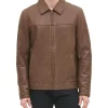 mens-faux-leather-lapel-jacket