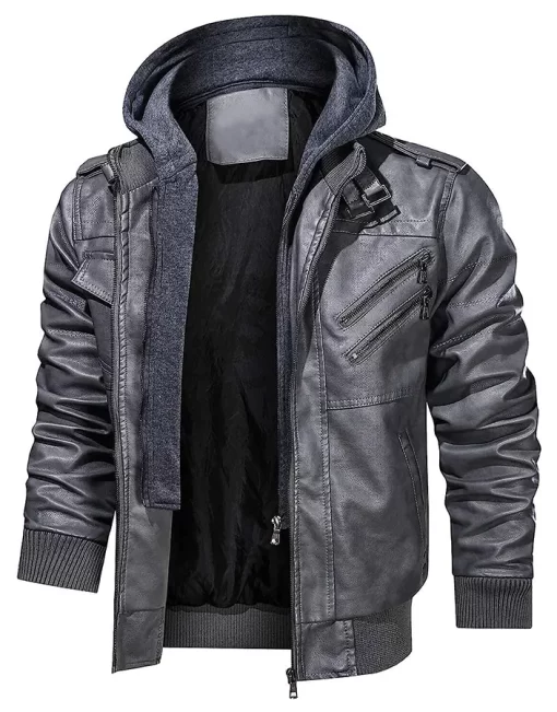 mens-grey-faux-leather-jacket-with-removable-hood