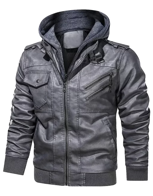 mens-grey-faux-leather-jacket-with-removable-hood