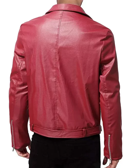 mens-long-sleeve-red-faux-leather-jacket