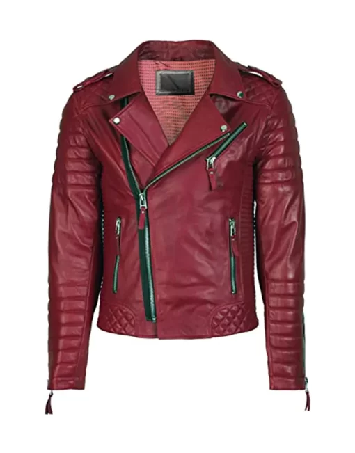 mens-maroon-biker-faux-leather-jacket