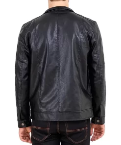 mens-slim-fit-stand-collar-black-faux-leather-jacket