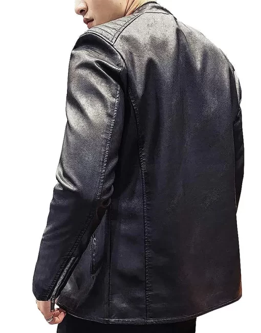 slim-fit-black-faux-leather-jacket-mens