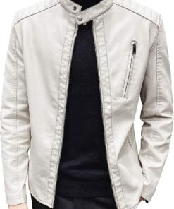 slim-fit-white-faux-leather-jacket-mens