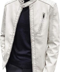 slim-fit-white-faux-leather-jacket-mens