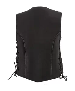 womens-black-faux-leather-biker-vest