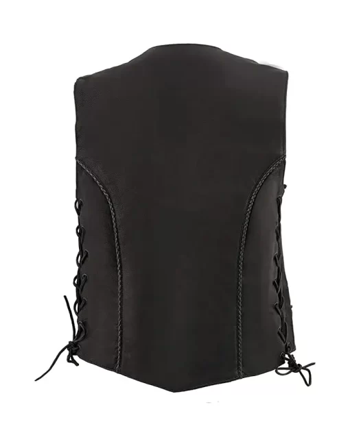 womens-black-faux-leather-biker-vest