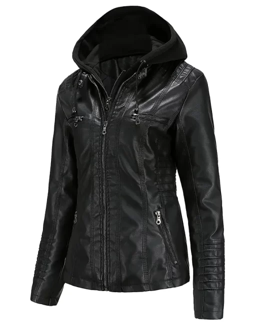 womens-black-faux-leather-jacket-with-removable-hood