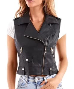 womens-black-faux-leather-moto-vest