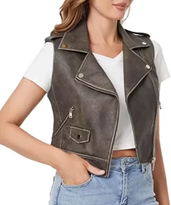 womens-brown-faux-leather-moto-vest