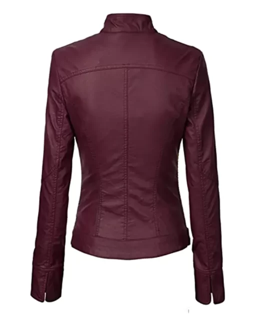 womens-burgundy-faux-leather-slim-fit-jacket