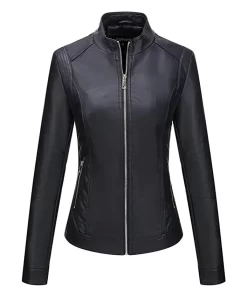 womens-classic-black-faux-leather-jacket