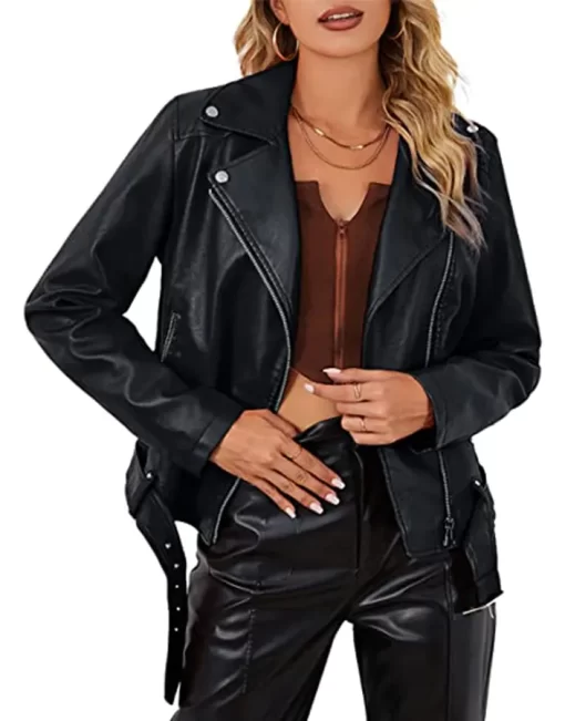 womens-classic-black-faux-leather-moto-jacket