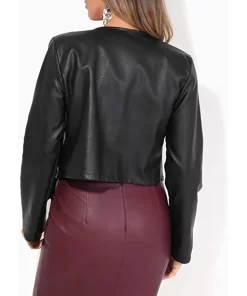 womens-cropped-black-faux-leather-jacket