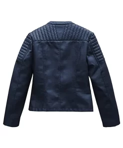 womens-navy-blue-faux-leather-biker-jacket