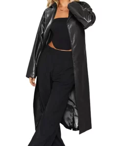 womens-open-front-black-faux-leather-coat