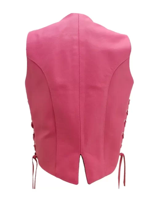 womens-pink-faux-leather-biker-vest