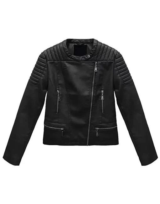 womens-quilted-shoulder-black-faux-leather-jacket