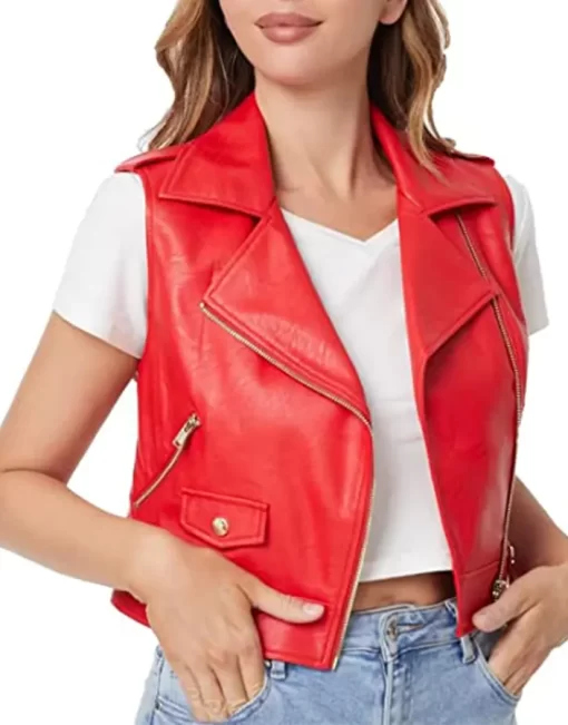 womens-red-faux-leather-moto-vest