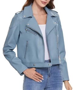 womens-vegan-light-blue-faux-leather-jacket