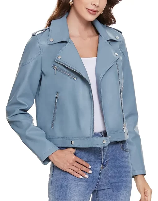 womens-vegan-light-blue-faux-leather-jacket