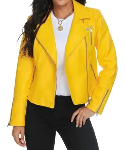 womens-vegan-yellow-faux-leather-jacket