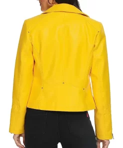 womens-vegan-yellow-faux-leather-jacket