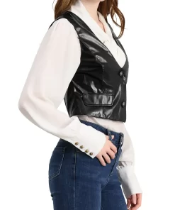 womens-versatile-racerback-black-faux-leather-vest