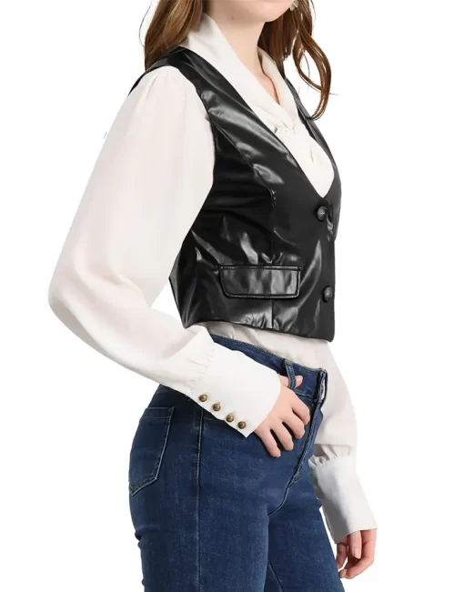 womens-versatile-racerback-black-faux-leather-vest