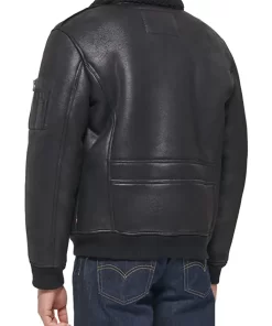 black-faux-leather-jacket-mens-with-fur-collar