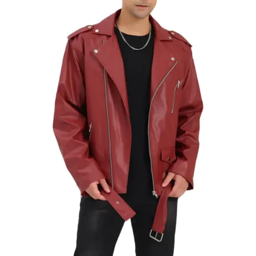 mens-burgundy-faux-leather-jacket