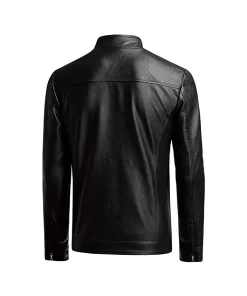 mens-casual-slim-fit-black-faux-leather-jacket