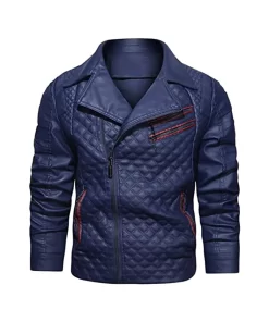 mens-diamond-quilted-navy-blue-faux-leather-jacket