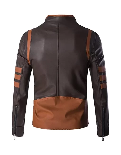 mens-slim-fit-brown-faux-leather-bomber-jacket