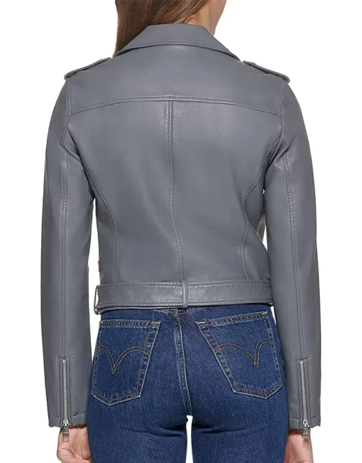 womens-belted-grey-faux-leather-motorcycle-jacket