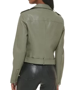 womens-belted-olive-green-faux-leather-motorcycle-jacket