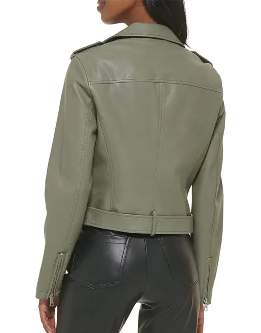 womens-belted-olive-green-faux-leather-motorcycle-jacket