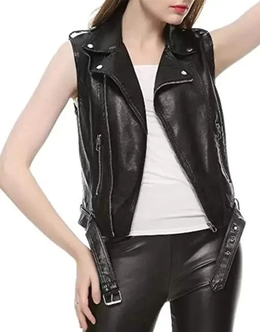 womens-biker-black-faux-leather-vest