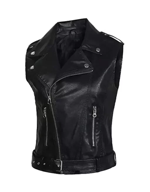 womens-biker-black-faux-leather-vest