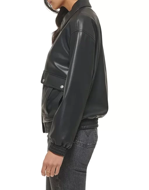 womens-black-faux-leather-dad-bomber-jacket