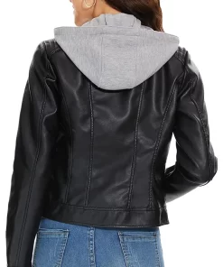 womens-black-faux-leather-hooded-motorcycle-jacket