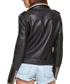 womens-black-faux-leather-motorcycle-belted-jacket